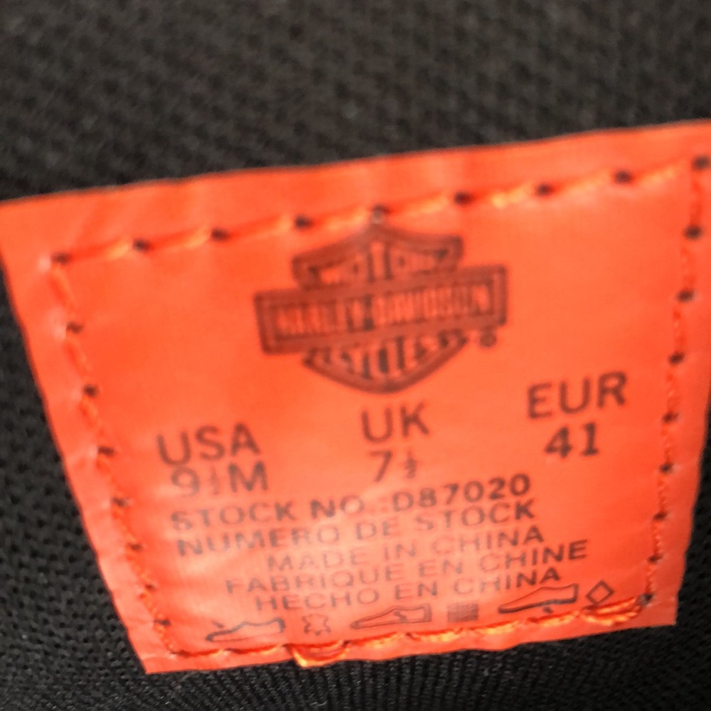 Harley-Davidson Black Lace Up Boots - Picture 4 of 15